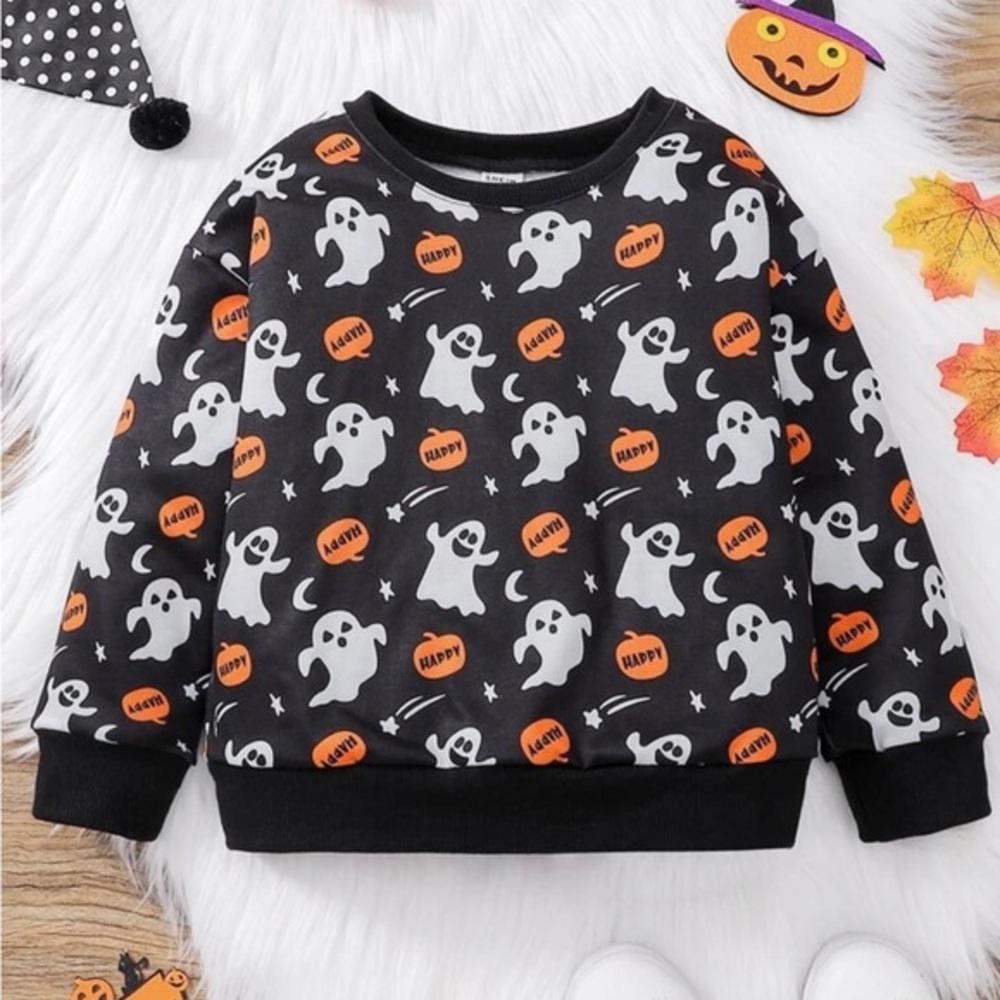 Toddlers boy’s Halloween print sweatshirt